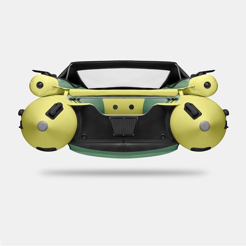 Надувная лодка GLADIATOR E380X зелено-оливковый