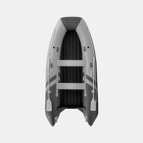 Надувная лодка GLADIATOR E350PRO светло-темносерый