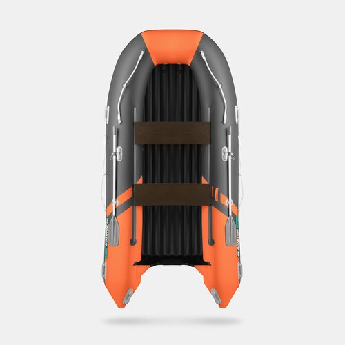 Надувная лодка GLADIATOR E380S оранжево/темно-серый