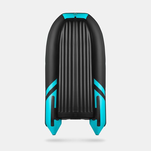 Надувная лодка GLADIATOR E300S черно-бирюзовый