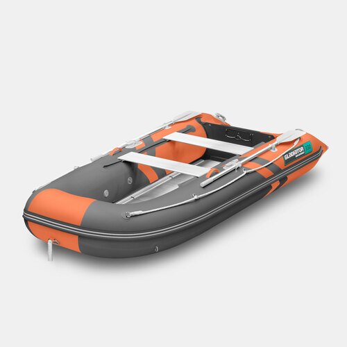 Надувная лодка GLADIATOR B330AL оранжево-темносерый