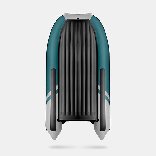 Надувная лодка GLADIATOR E420S морской зеленый-белый