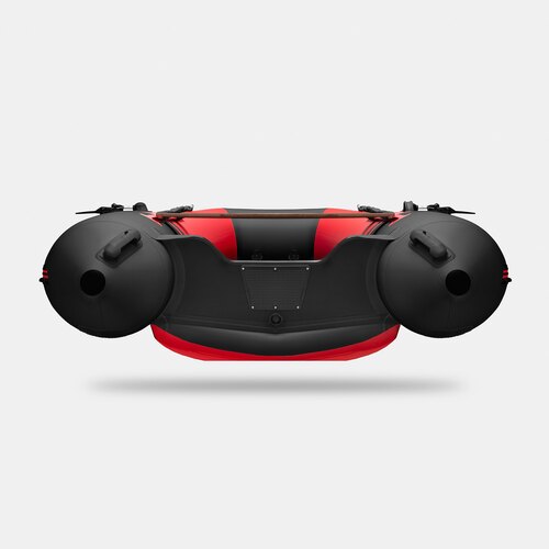 Надувная лодка GLADIATOR E350S красно-черный