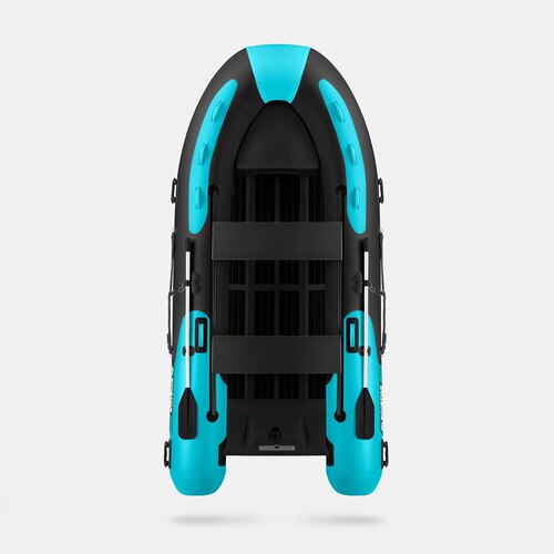 Надувная лодка RIB GLADIATOR AL 380 черно-бирюзовый (СПб)