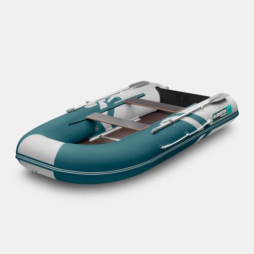 Надувная лодка GLADIATOR B330 морской зеленый-белый