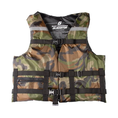 Жилет спасательный GLADIATOR 60-70 кг L кам